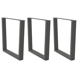 söögilaua jalad, V-kujulised, 3 tk, antratsiithall, 80 x (72-73,3) cm, teras