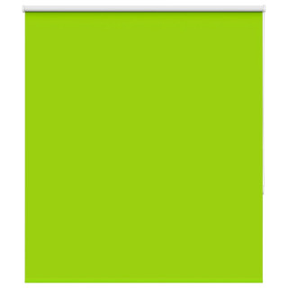 Рулонная штора с затемнением, листья, зеленые, 140x150 см, ширина ткани 136,6 см