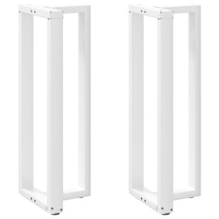 baarilaua jalad T-kujulised, 2 tk, valged, 50 x 35 x (110-111) cm, teras