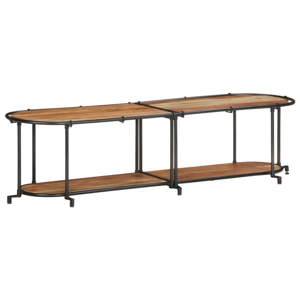 Тумба под телевизор из массива акации, 160x42x40 см