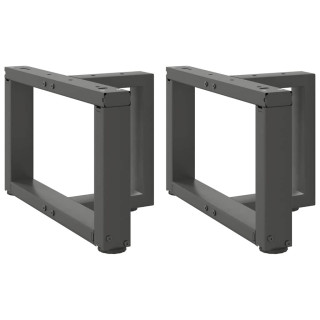 kohvilaua jalad, T-kujulised, 2 tk, antratsiithall, 40 x 25 x (30-31) cm, teras