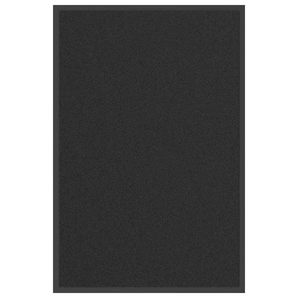 Uksematt, must, 60 x 90 cm