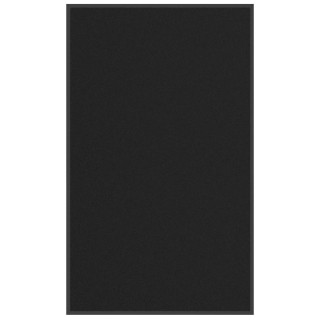 uksematt, must, 90 x 150 cm