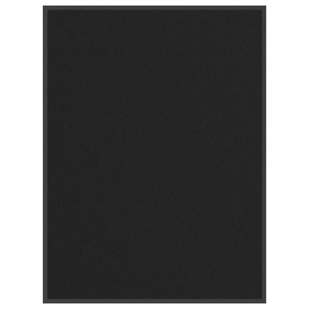 uksematt, must, 90 x 120 cm