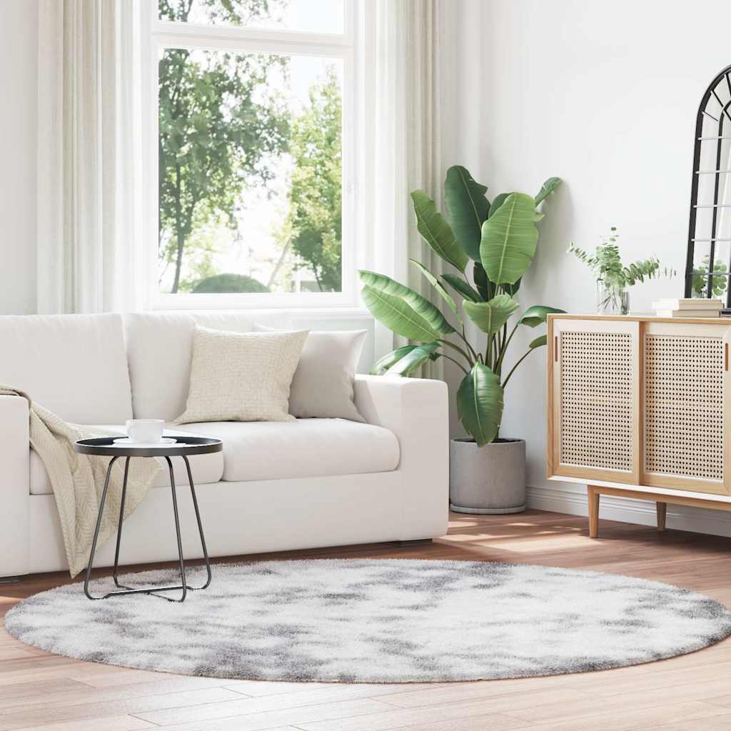 kõrge narmaga Shaggy vaip, NAVARRA, helehall, 200x200 cm