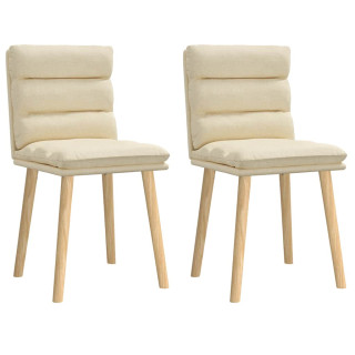 söögitoolid 2 tk, kreemjas, kangas