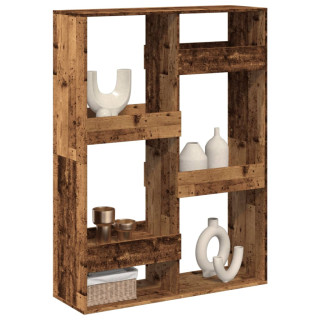 Разделитель комнаты, состаренное дерево, Oak100x33x135 см, искусственное дерево