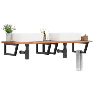 seinale kinnitatav valamuriiul, teras ja pöökpuit