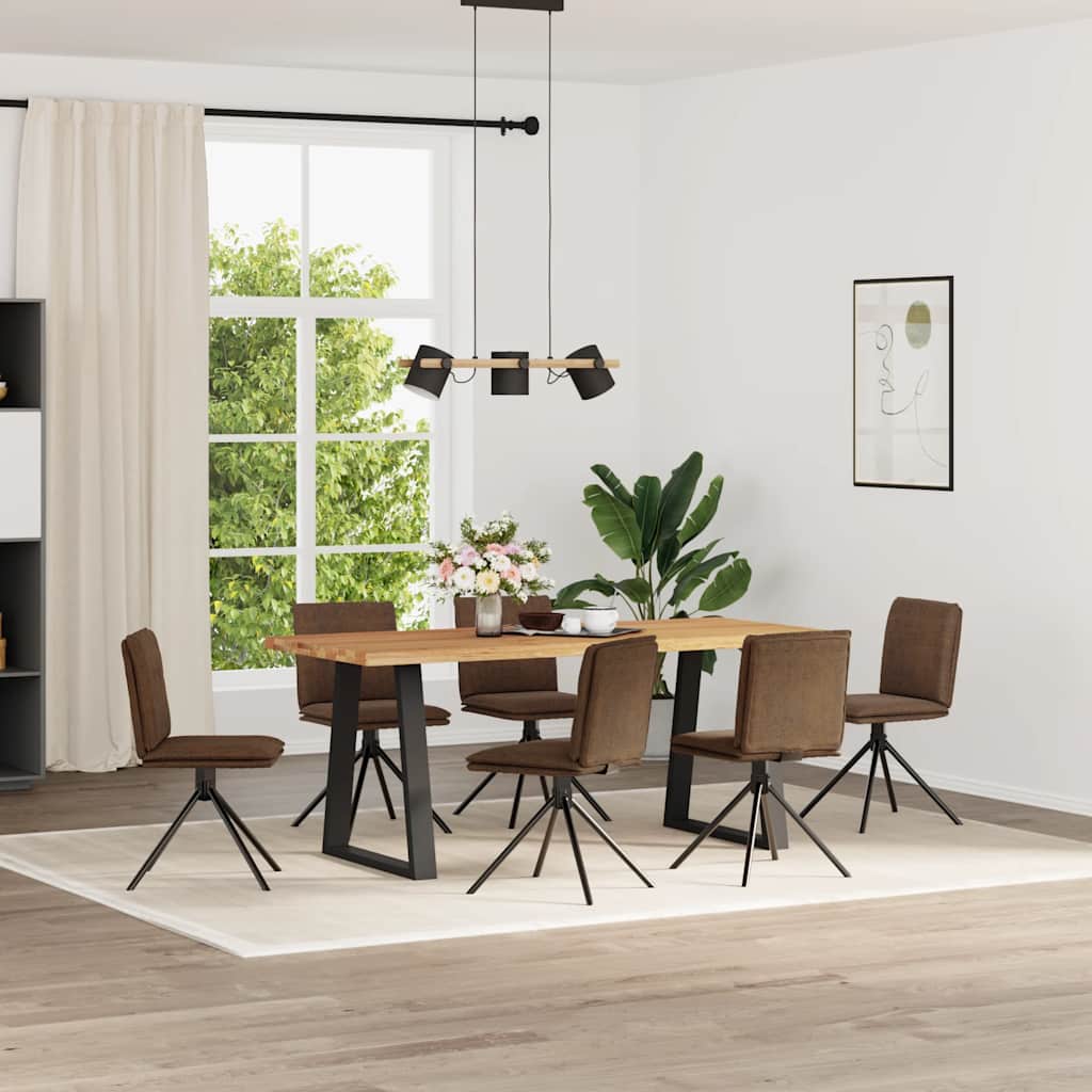 söögitoolid 6 tk, pruun, kunstseemisnahk