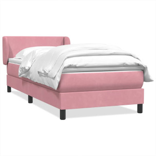 Кровать с пружинным блоком и матрасом Pink 90x210 см Velvet