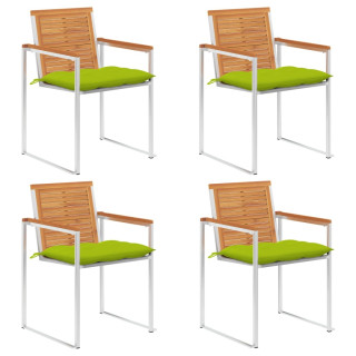 aiatoolid istmepatjadega, 4 tk, akaatsiapuit