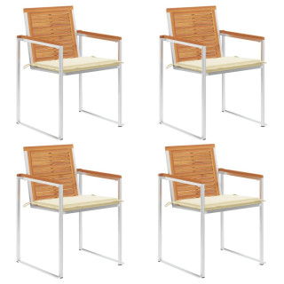 aiatoolid istmepatjadega, 4 tk, akaatsiapuit