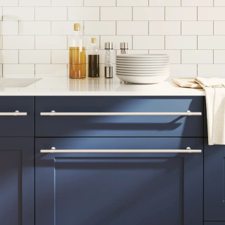 ручки для шкафа 20 шт, серебристые, 480 мм, нержавеющая сталь