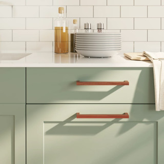 kapi käepidemed 20 tk, pronks, 192 mm, roostevaba teras