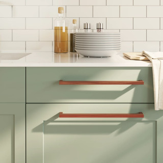 ручки для шкафа 20 шт, бронза, 320 мм, нержавеющая сталь