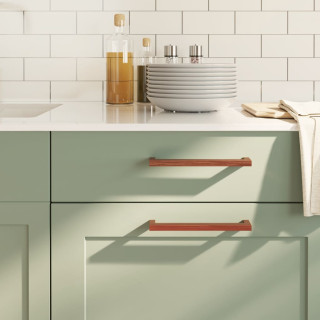 kapi käepidemed 10 tk, pronks, 192 mm, roostevaba teras