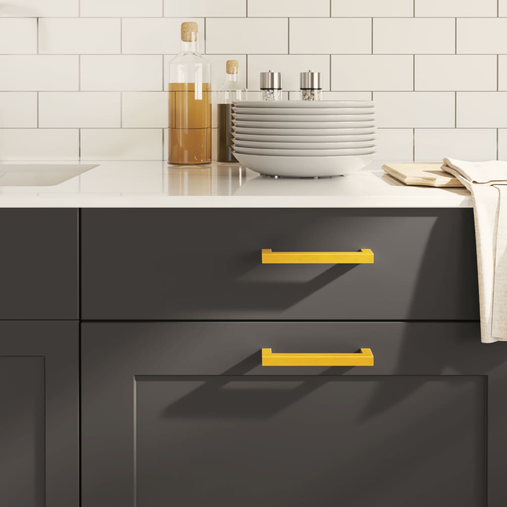 kapi käepidemed 20 tk, kuldne, 128 mm, roostevaba teras