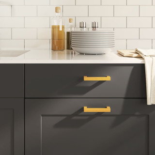 kapi käepidemed 20 tk, kuldne, 96 mm, roostevaba teras