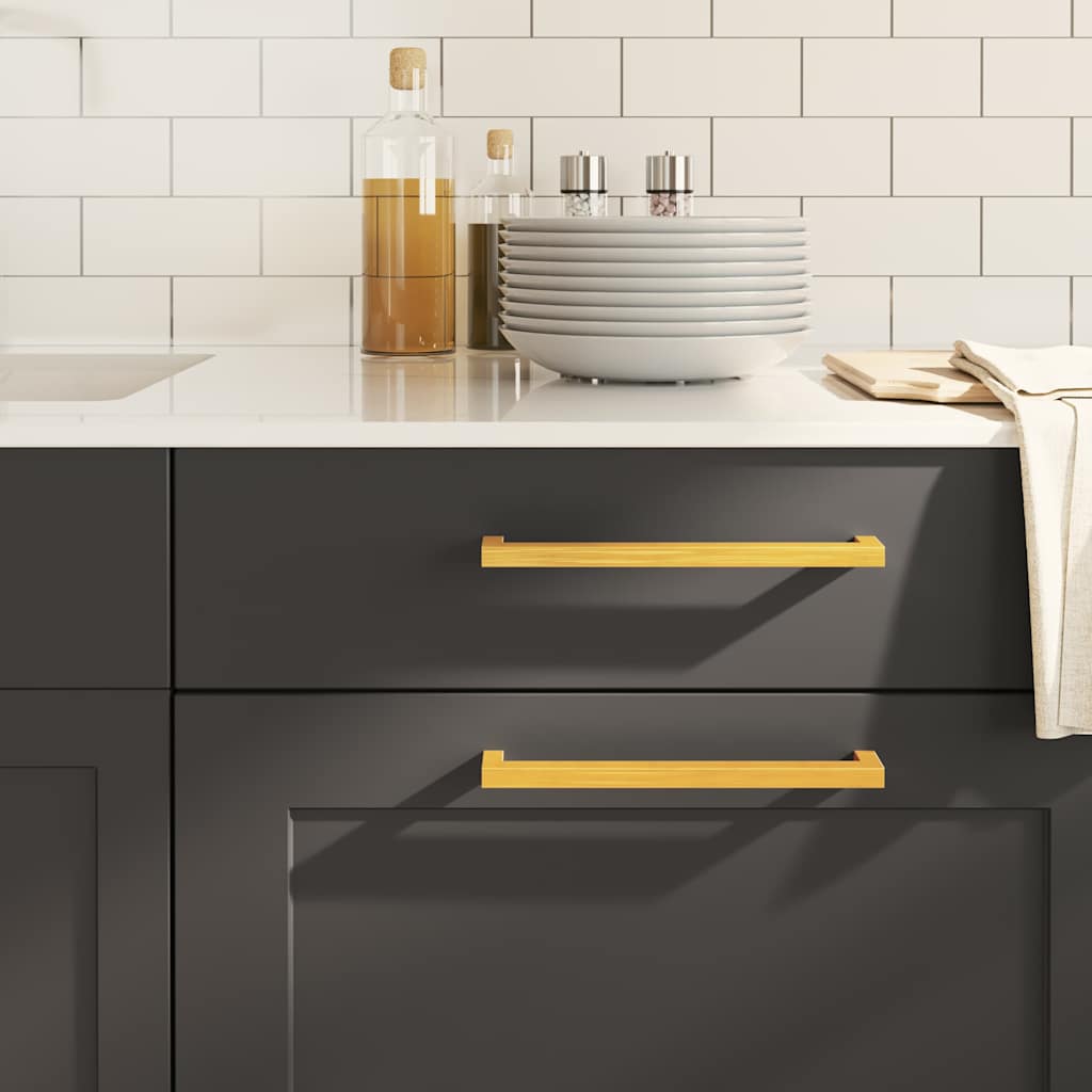 kapi käepidemed 20 tk, kuldne, 224 mm, roostevaba teras