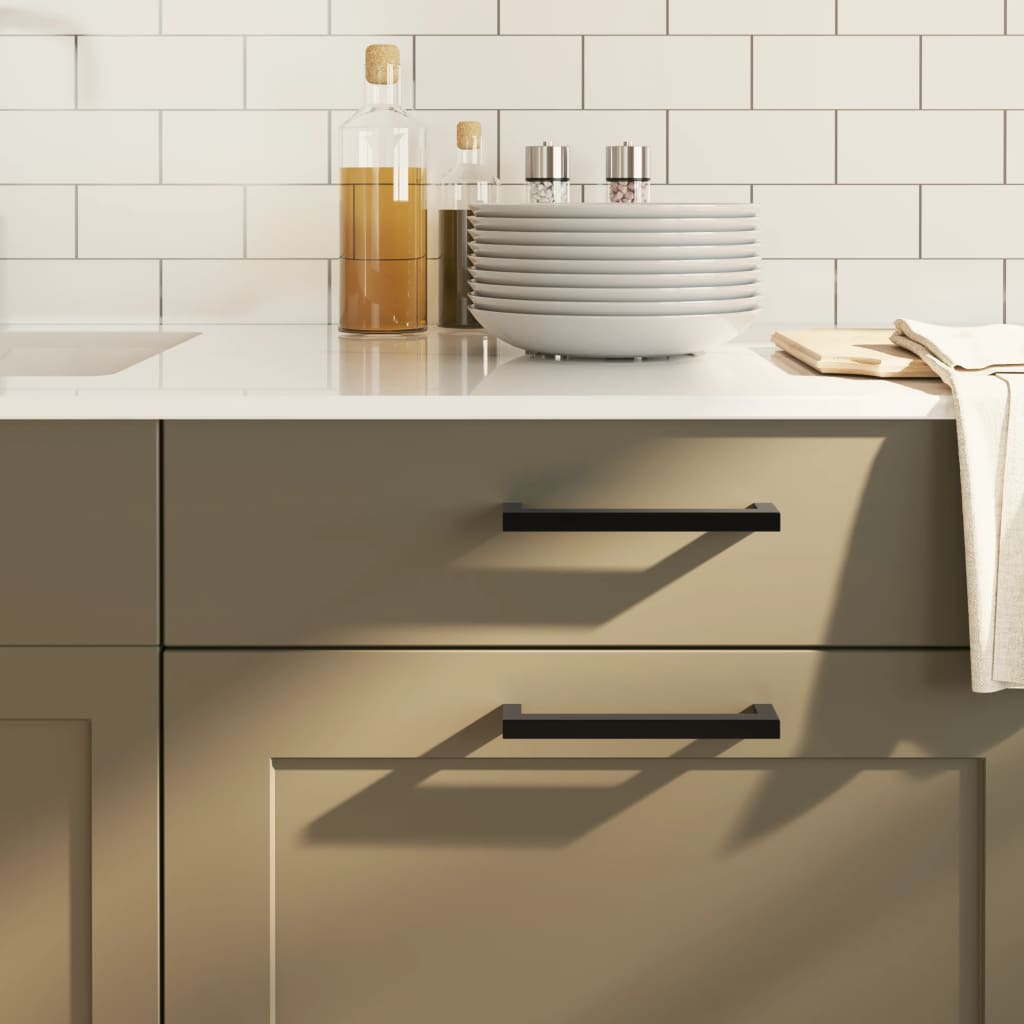 kapi käepidemed 20 tk, must, 128 mm, roostevaba teras