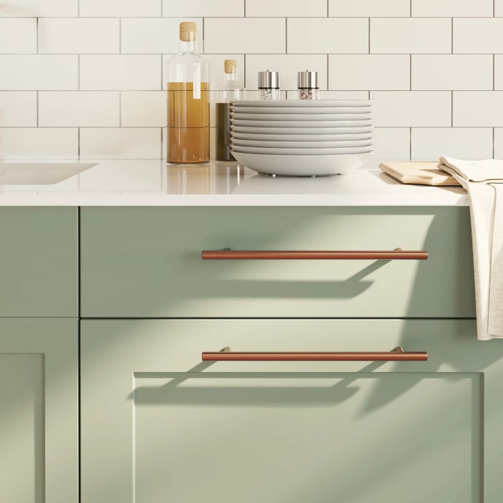 kapi käepidemed 10 tk, pronks, 224 mm, roostevaba teras