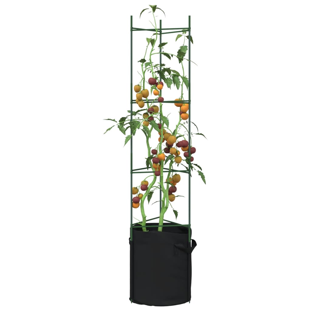 tomatitaime tugi koos taimekotiga 8 tk, 154 cm, teras ja PP