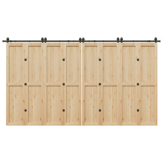 liugukse tarvikute komplekt 400 cm terasest, must