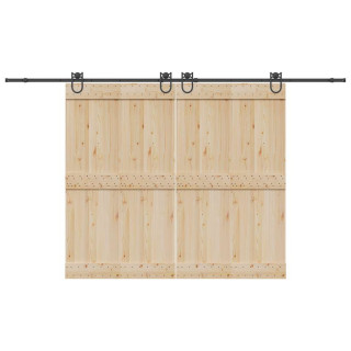 liugukse tarvikute komplekt 366 cm terasest, must