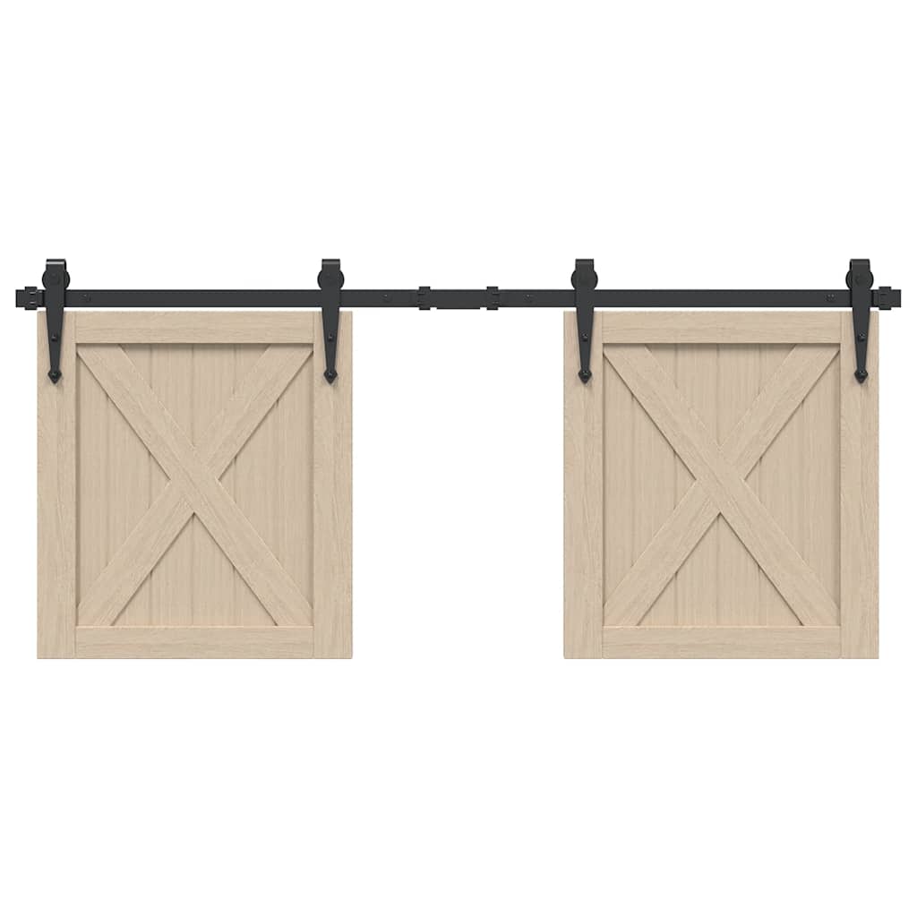 lükandkapi uksekomplekt 122 cm süsinikterasest