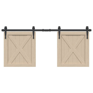 комплект раздвижных дверей для шкафа-купе 122 см из углеродистой стали