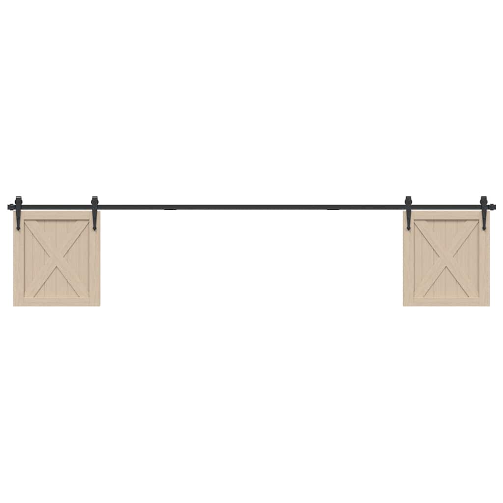 lükandkapi uksekomplekt 244 cm süsinikterasest