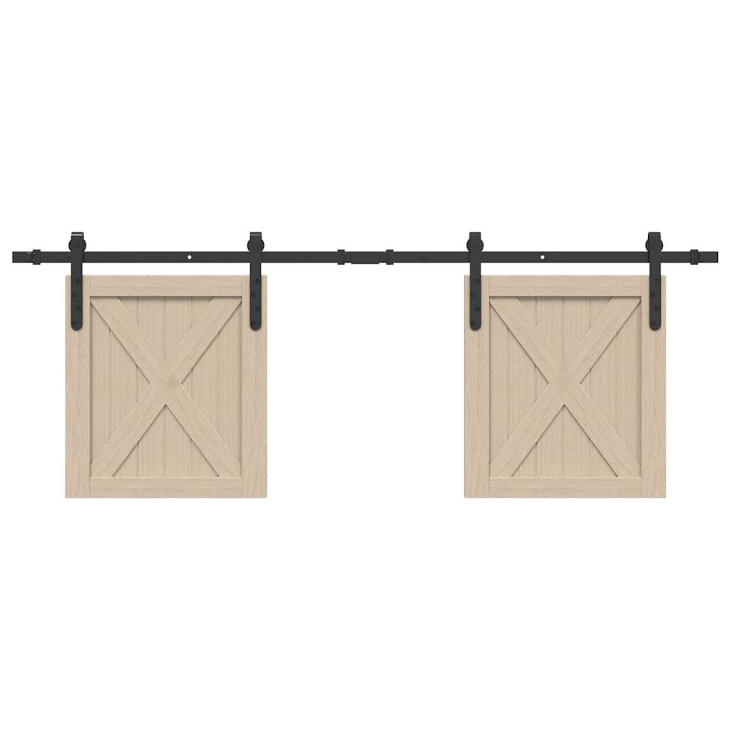 suuruses liugukse komplekt, süsinikteras, 152 cm