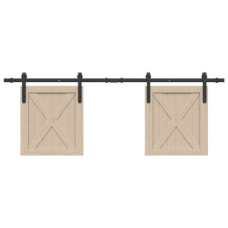 suuruses liugukse komplekt, süsinikteras, 152 cm