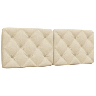 Подушка в изголовье, кремовая, 120 см, ткань