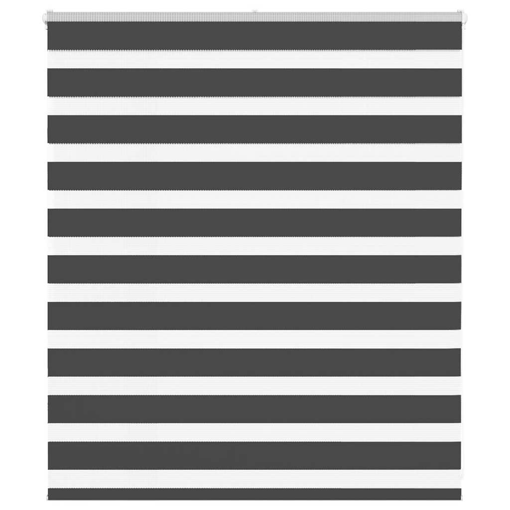 Triibuline ruloo must 120x100 cm kanga laius 115,9 cm polüester