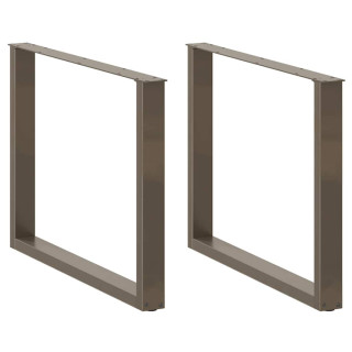 söögilaua jalad U-kujulised, 3 tk, naturaalne teras, 100 x (72–73) cm, teras