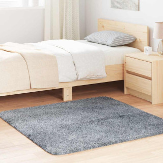 kõrge narmaga Shaggy vaip, NAVARRA, hõbehall, 120x120 cm