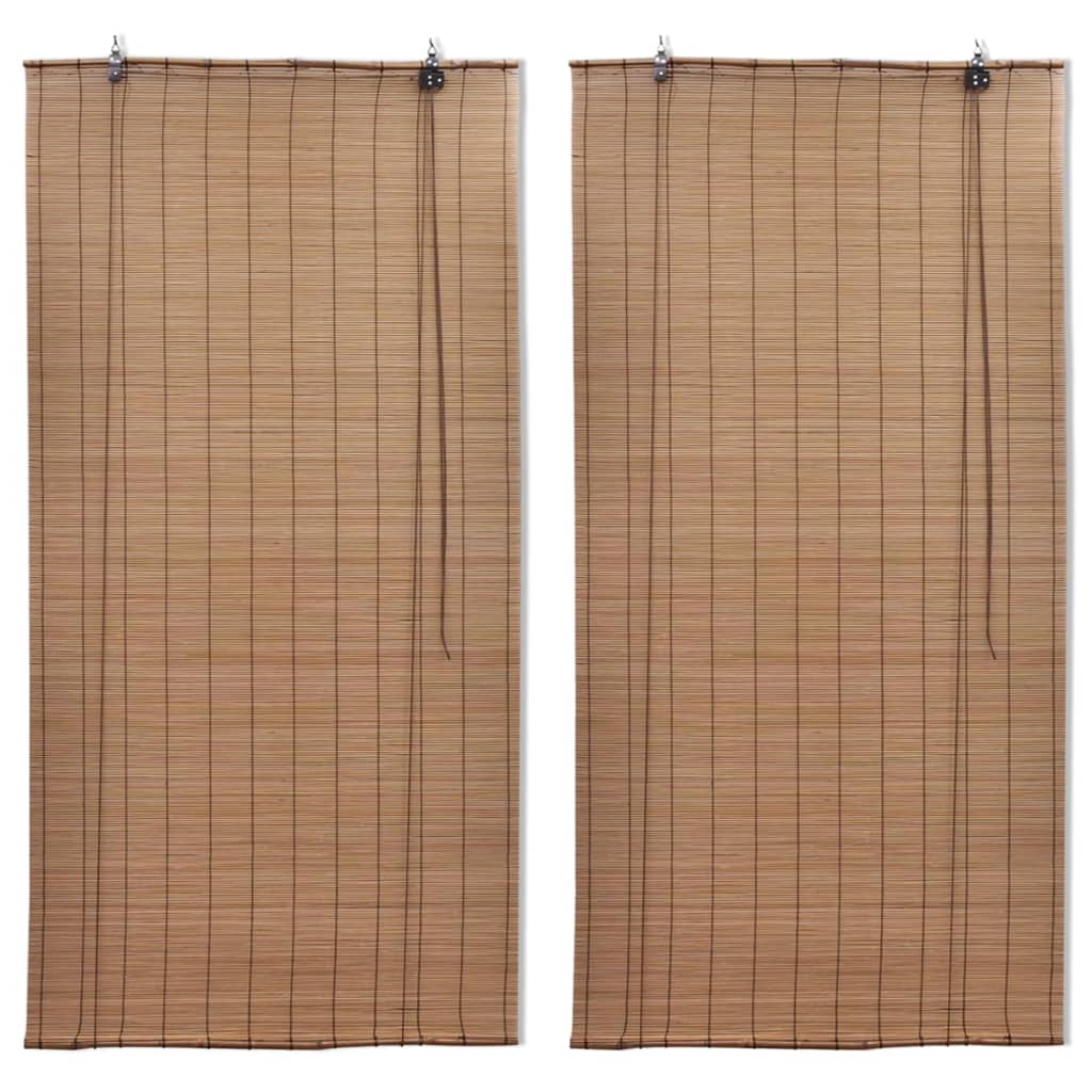 bambusrulood 2 tk, 150 x 220 cm, pruun