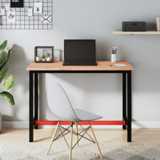 рабочий стол, 115 x 55 x 81,5 см, бук и металл