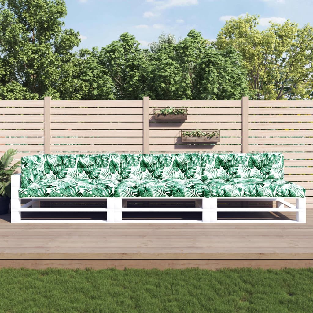 euroaluse istmepadjad 7 tk, lehemustriga, kangas