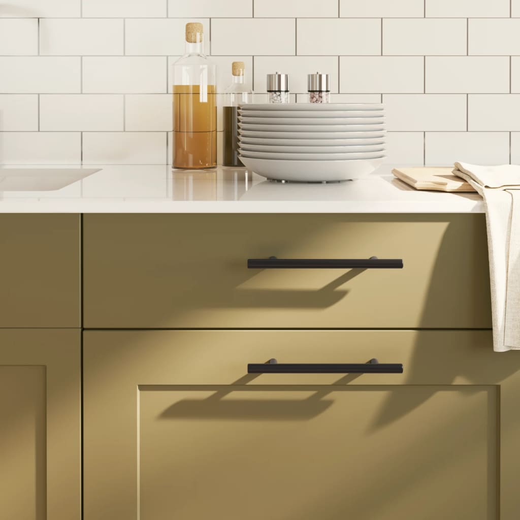 kapi käepidemed 20 tk, must, 128 mm, roostevaba teras