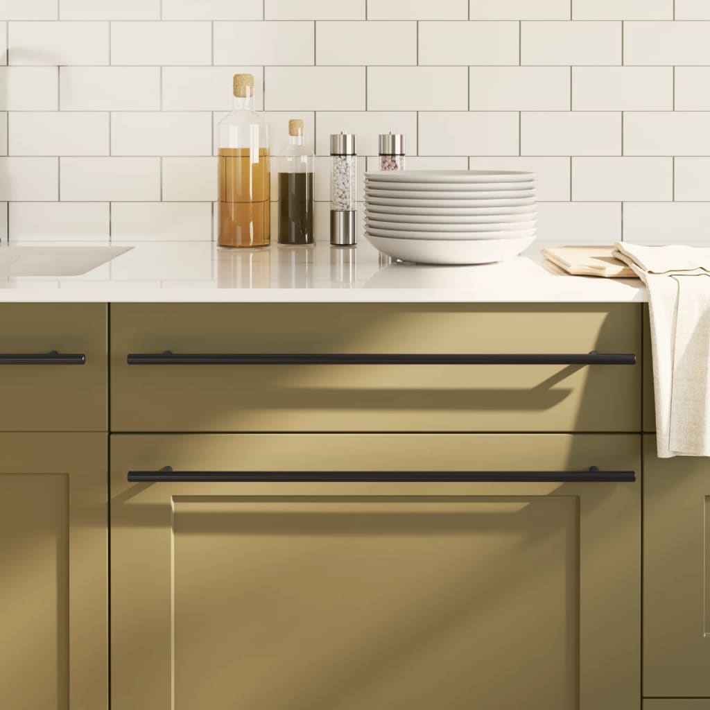 kapi käepidemed 20 tk, must, 480 mm, roostevaba teras