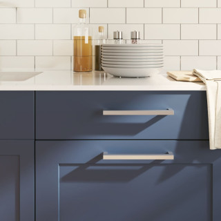 kapi käepidemed 10 tk, hõbedane, 192 mm, roostevaba teras