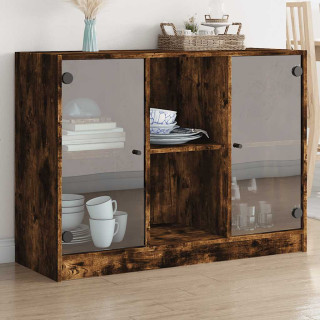 Буфет, дымчатый дуб, 102x37x75,5 см, искусственное дерево