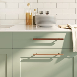 ручки для шкафа 20 шт, бронза, 192 мм, нержавеющая сталь