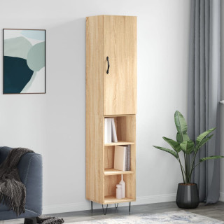 kõrge kapp, Sonoma tamm, 34,5 x 34 x 180 cm, tehispuit