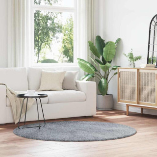 kõrge narmaga Shaggy vaip, NAVARRA, helehall, 160x160 cm