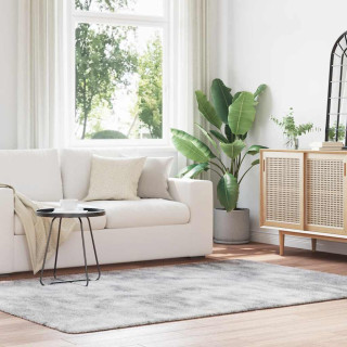 Высокий ворсистый ковер Shaggy, NAVARRA, серебристо-серый, 160x230 см