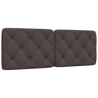 подушка в изголовье, темно-коричневая, 140 см, ткань