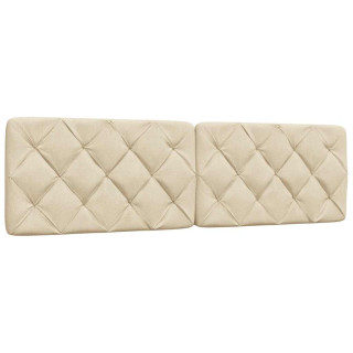 Подушка в изголовье, кремовая, 180 см, ткань